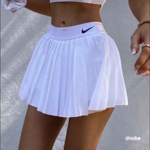 ISO White nike victory tennis skirt in white